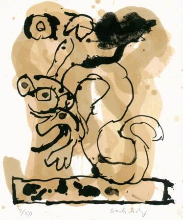 Lithografie Alechinsky - Dragonnade