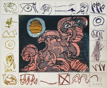 Ets En Aquatint Alechinsky - Droit de regard