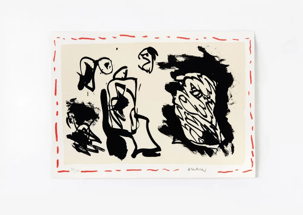 Lithografie Alechinsky - D'une venue