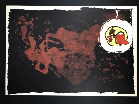 Lithografie Alechinsky - Edgar (le tireur de langue)