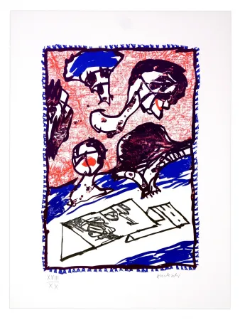 Lithografie Alechinsky - En pente douce