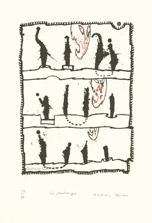 Ets En Aquatint Alechinsky - En plusieurs fois