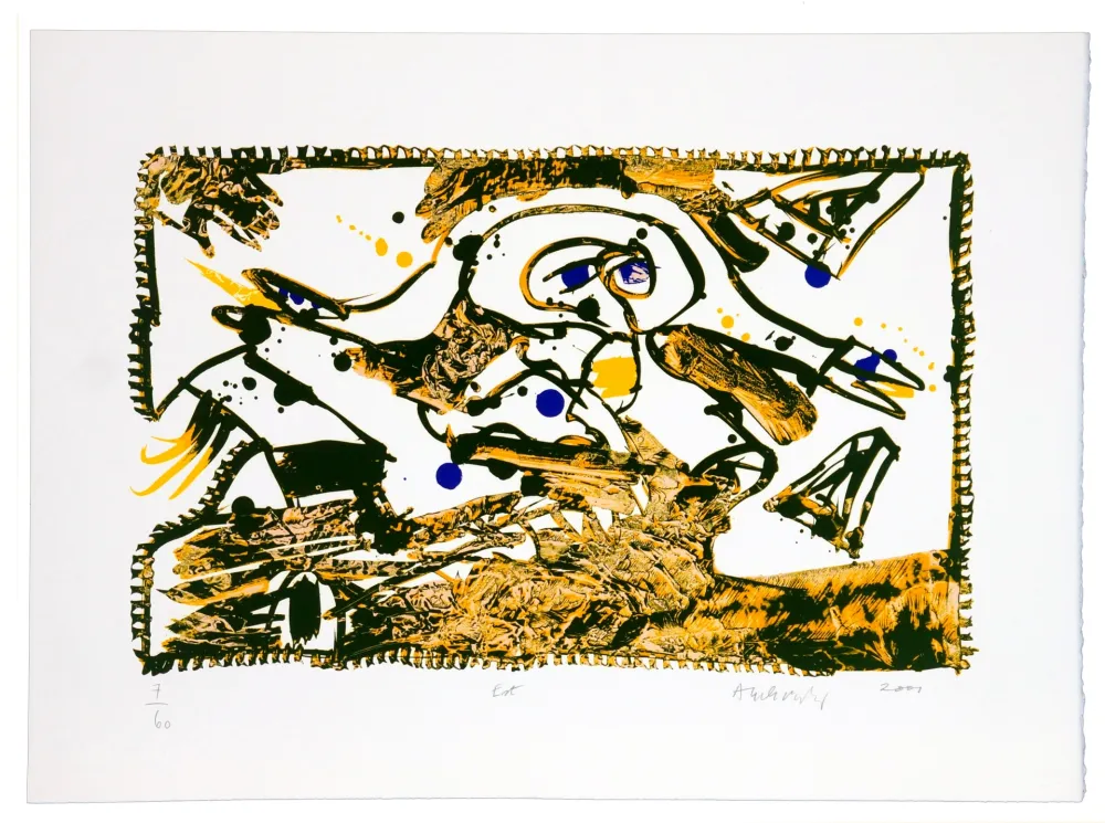 Lithografie Alechinsky - En route (Est)