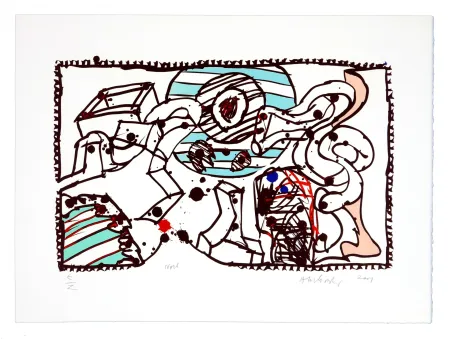 Lithografie Alechinsky - En route (Nord)