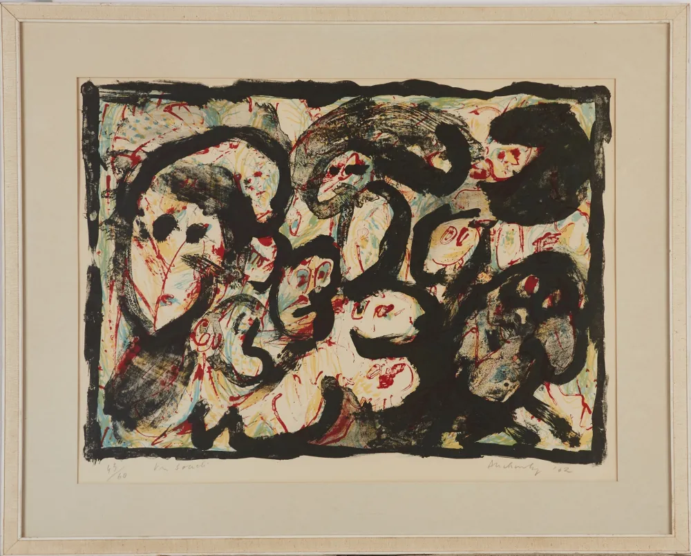 Lithografie Alechinsky - En société