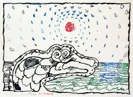 Ets En Aquatint Alechinsky - En voie de disparition