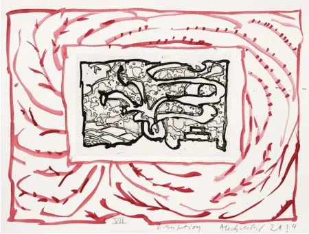 Gravure Alechinsky - Eruption