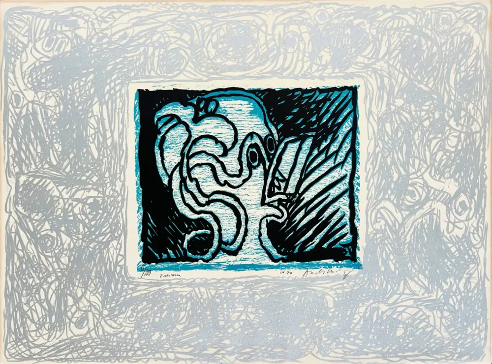 Linosnede Alechinsky - Espionne