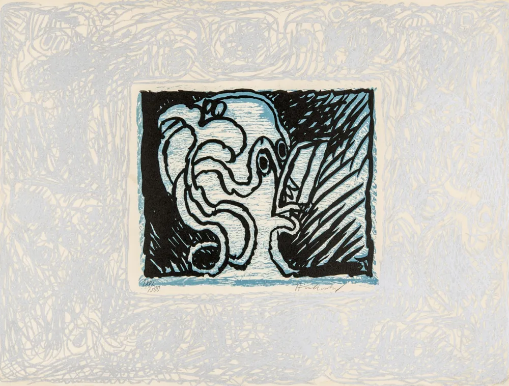 Linosnede Alechinsky - Espionne