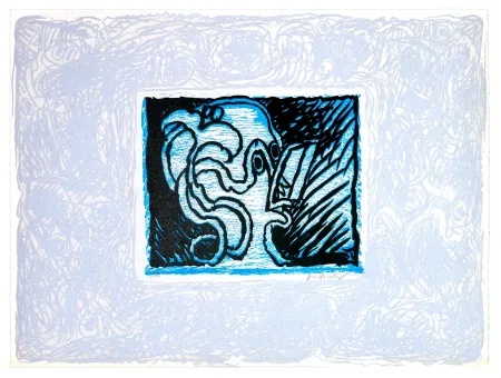 Linosnede Alechinsky - Espionne