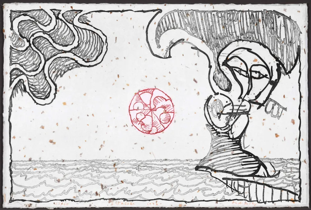 Ets En Aquatint Alechinsky - Estacade