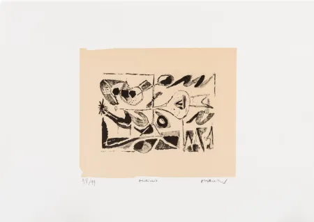 Lithografie Alechinsky - Expériences sans l'expérience 04