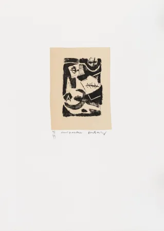 Lithografie Alechinsky - Expériences sans l'expérience 06