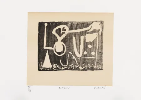 Lithografie Alechinsky - Expériences sans l'expérience 07
