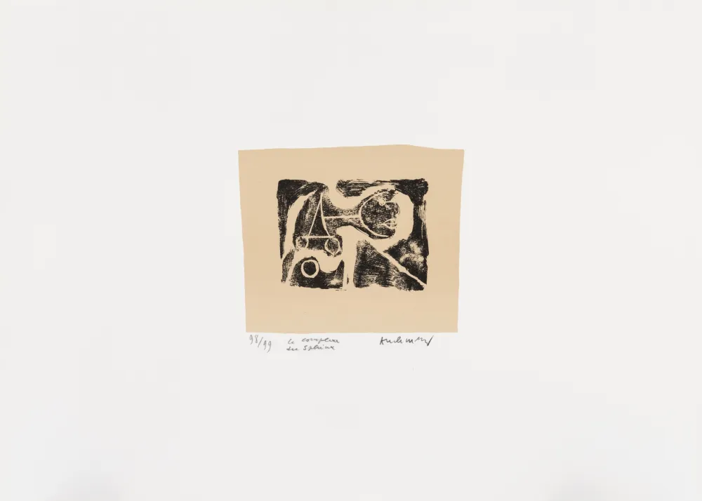 Lithografie Alechinsky - Expériences sans l'expérience 09