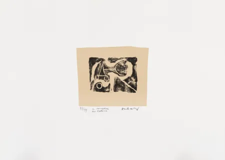 Lithografie Alechinsky - Expériences sans l'expérience 09