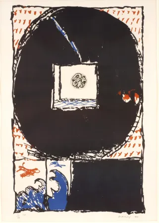 Lithografie Alechinsky - Fenêtre 05