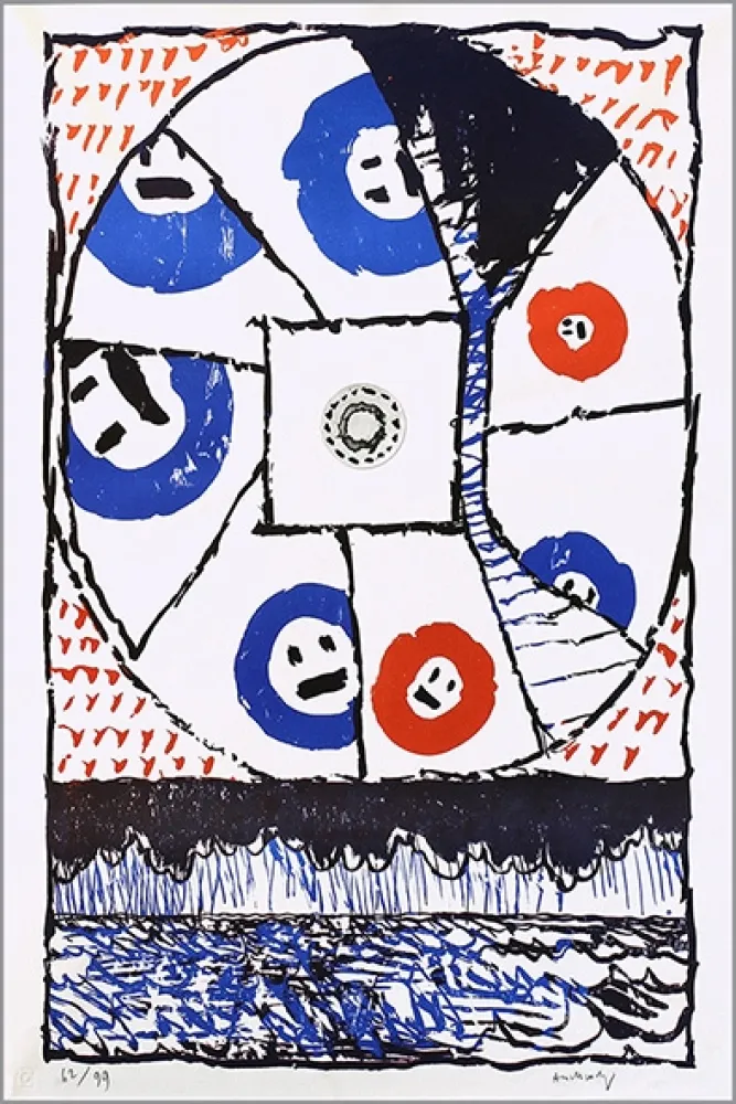 Lithografie Alechinsky - Fenêtre