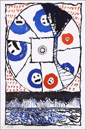 Lithografie Alechinsky - Fenêtre