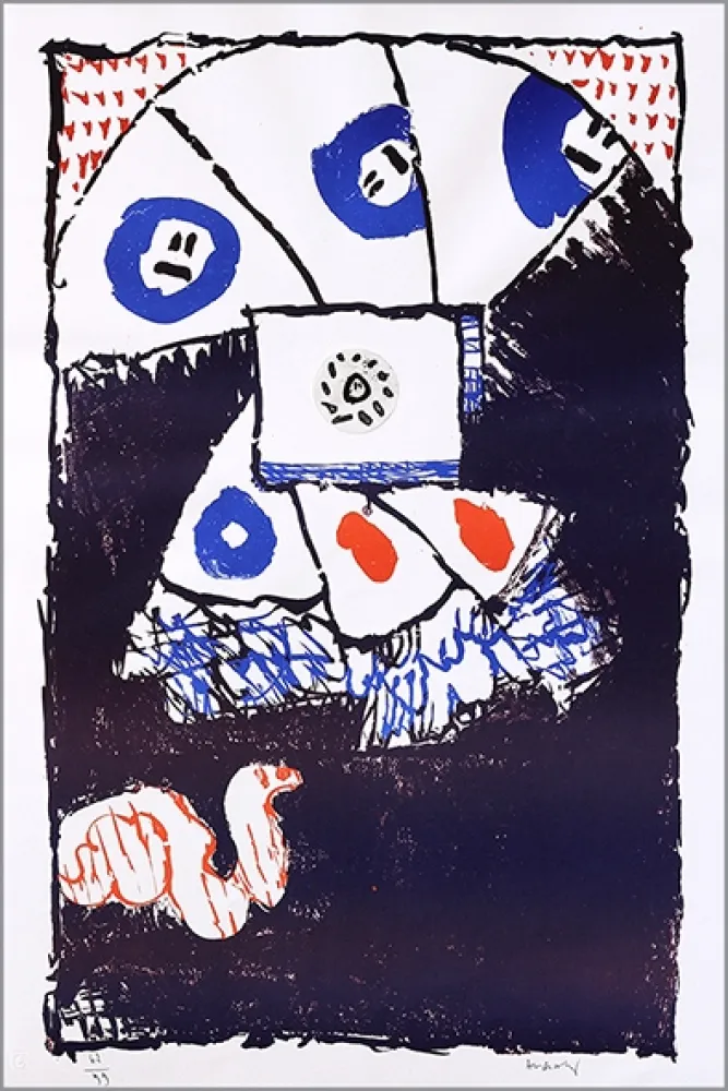 Lithografie Alechinsky - Fenêtre