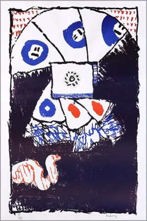 Lithografie Alechinsky - Fenêtre