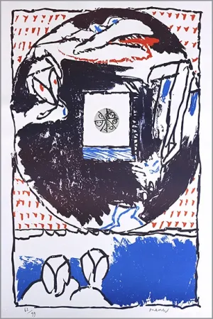 Lithografie Alechinsky - Fenêtre