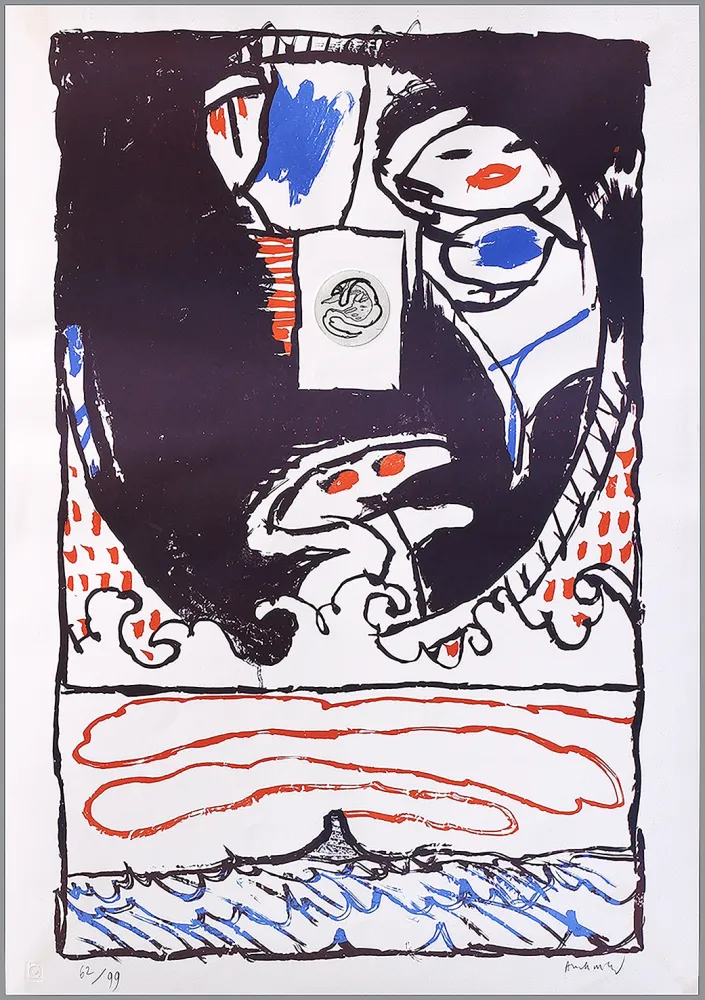 Lithografie Alechinsky - Fenêtre