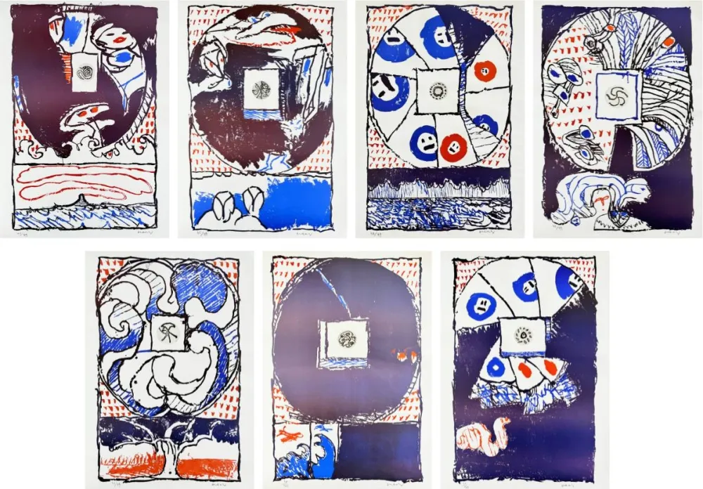 Geïllustreerd Boek Alechinsky - Fenêtres