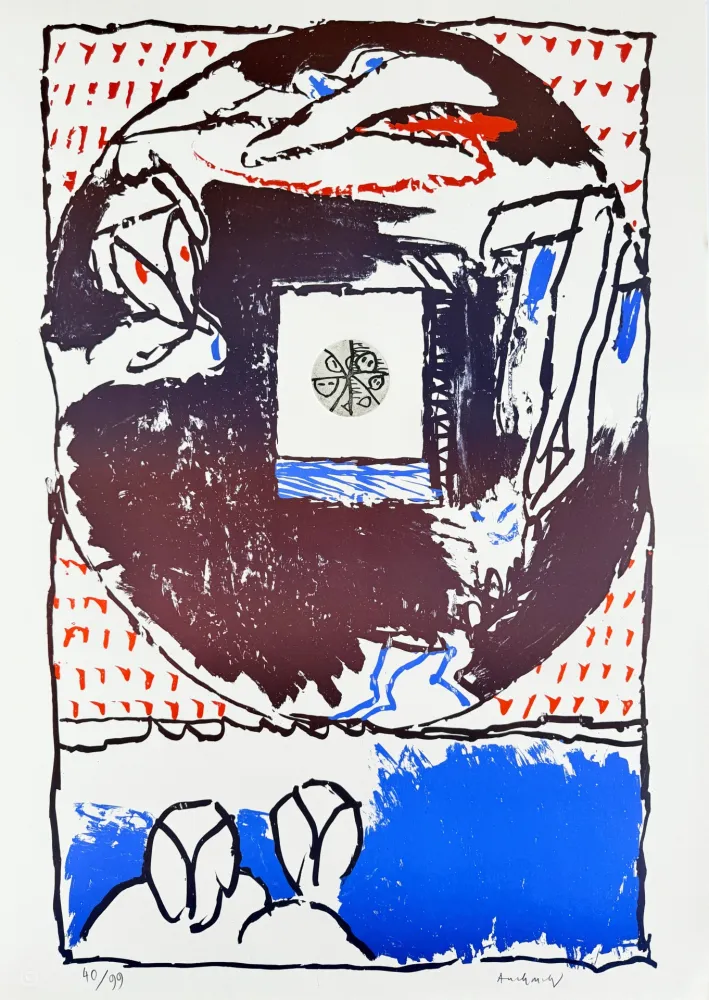 Lithografie Alechinsky -  Fenêtres
