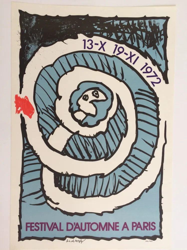 Poster Alechinsky - Festival d'Automne