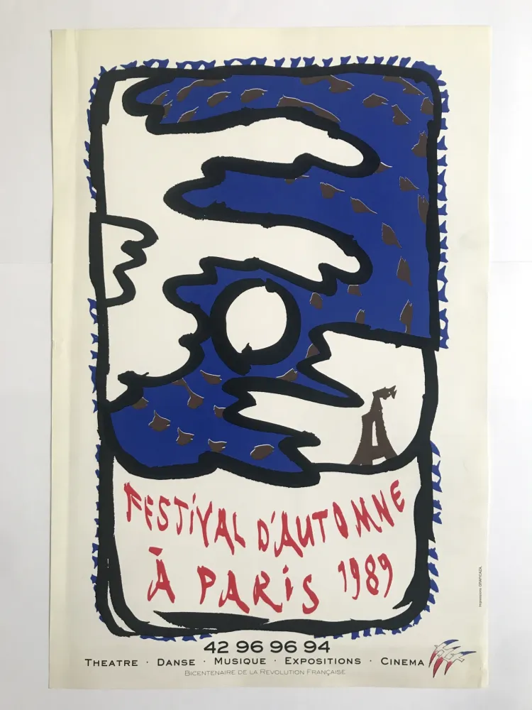 Poster Alechinsky - Festival d'automne à Paris