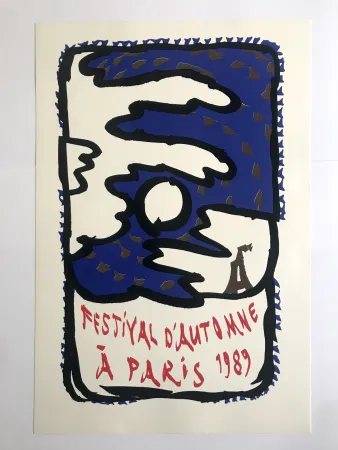 Zeefdruk Alechinsky - Festival d'automne à Paris AVL