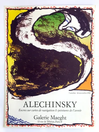Poster Alechinsky - Galerie Maeght