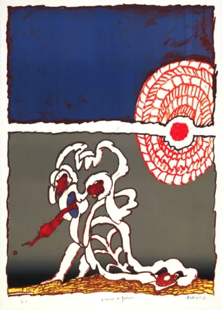 Lithografie Alechinsky - Gnome et Gnose 2