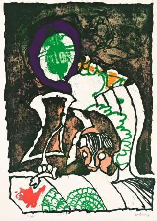 Lithografie Alechinsky - Gnomes et Gnose