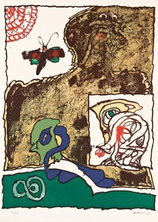 Lithografie Alechinsky - Gnomes et Gnose