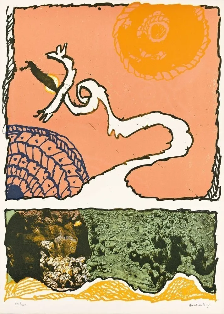 Lithografie Alechinsky - Gnomes et Gnose