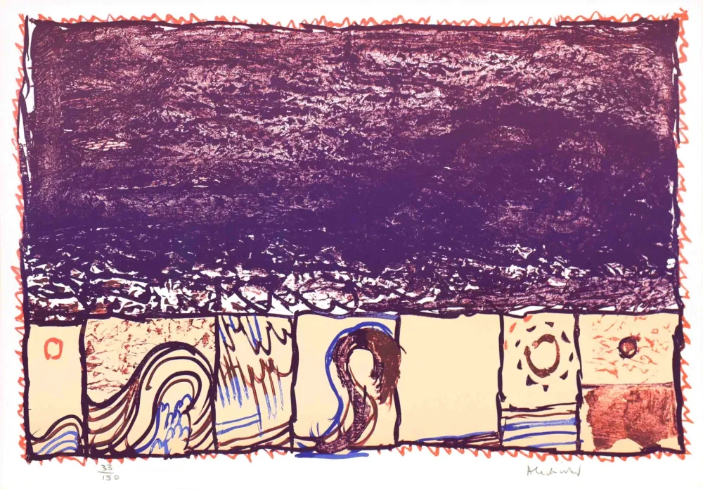 Lithografie Alechinsky - Grain 