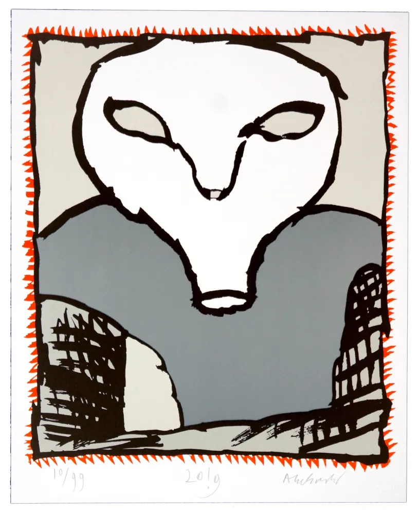 Lithografie Alechinsky - Griserie à minuit III