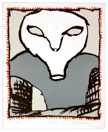 Lithografie Alechinsky - Griserie à minuit III