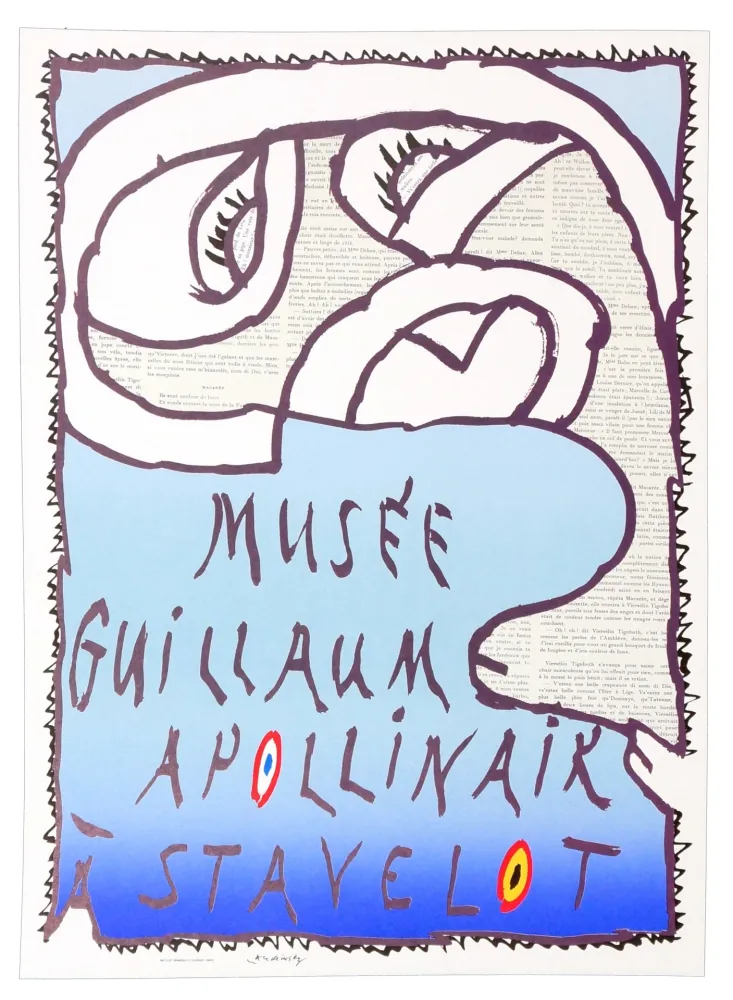 Poster Alechinsky - Guillaume Apollinaire