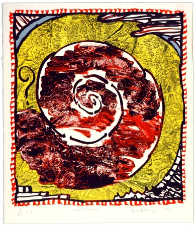 Lithografie Alechinsky - Haute provence