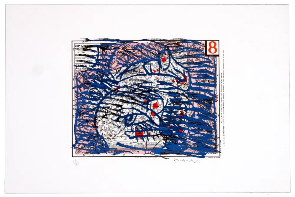 Lithografie Alechinsky - Huitième arrondissement (Paris)