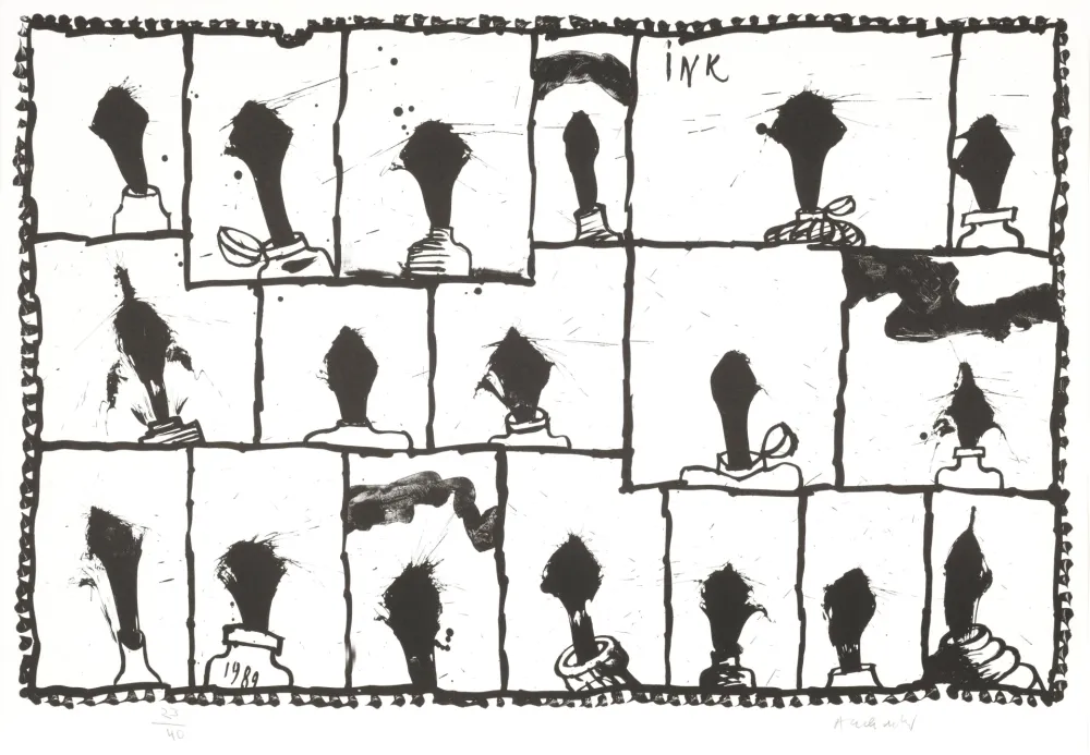 Lithografie Alechinsky - Ink