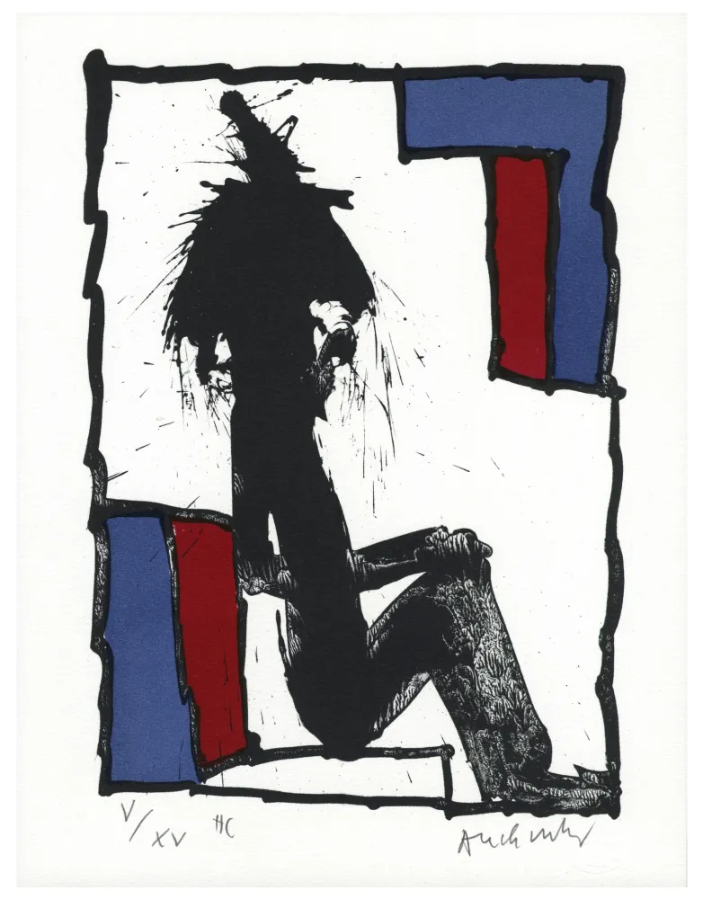 Lithografie Alechinsky - Je vous en prie, asseyez-vous III