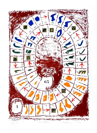 Lithografie Alechinsky - Jeu classique