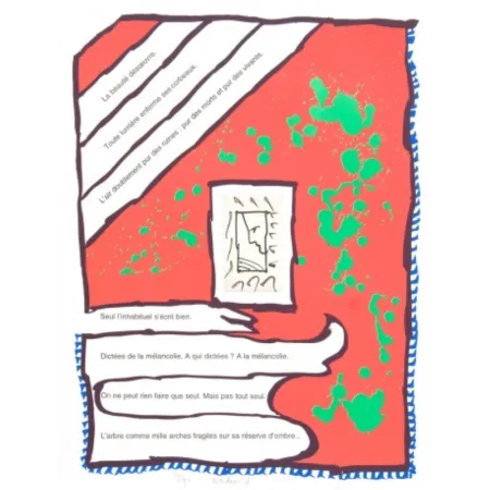 Lithografie Alechinsky - La beauté désœuvre