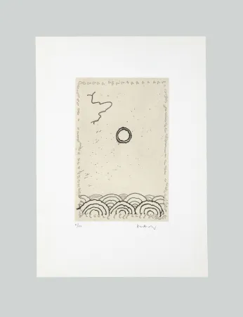 Ets En Aquatint Alechinsky - La Cerclitude 1