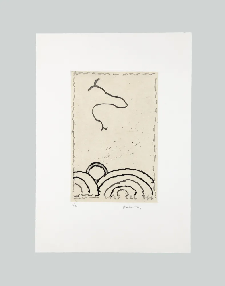 Ets En Aquatint Alechinsky - La Cerclitude 2