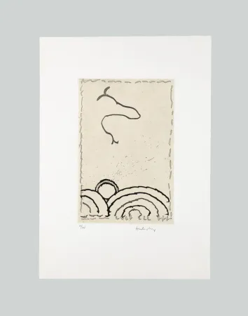 Ets En Aquatint Alechinsky - La Cerclitude 2